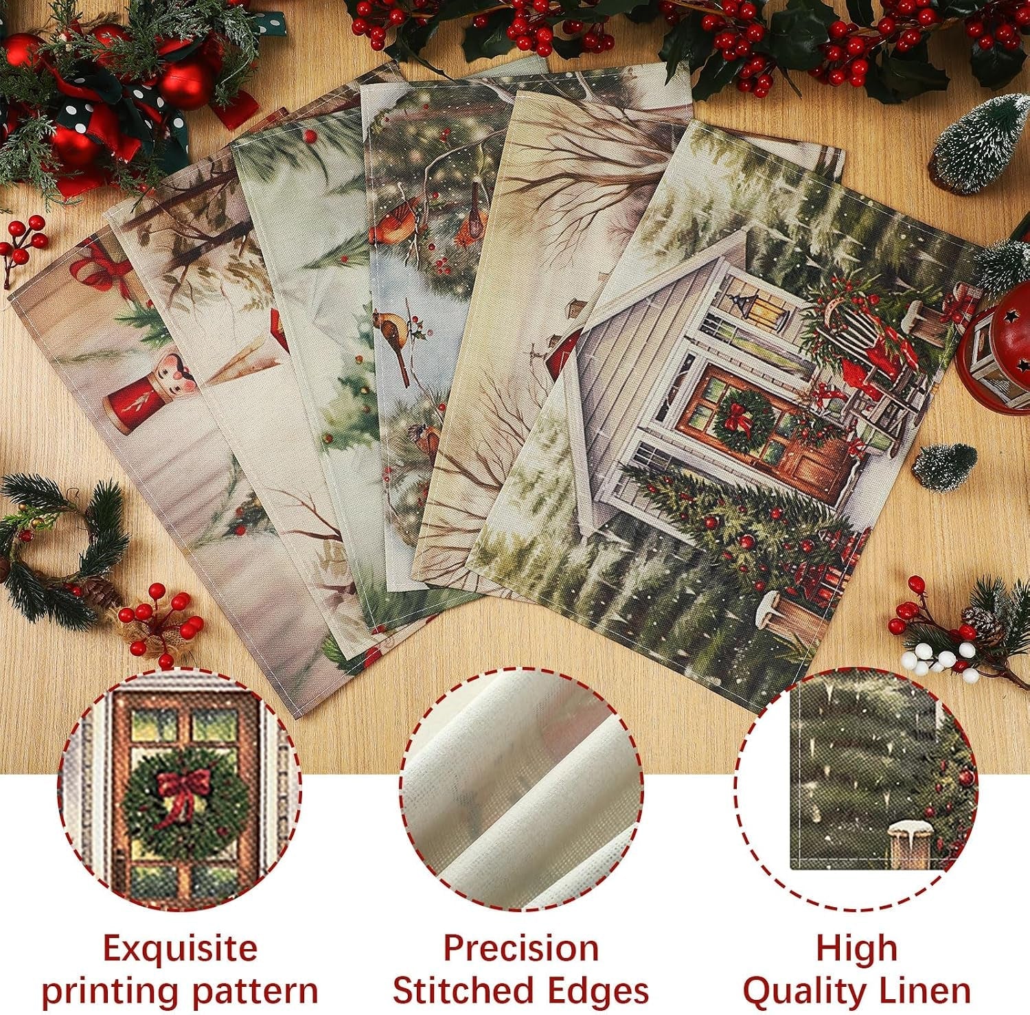 6-pcs-christmas-placemats-nutcracker-12-x-18-inch-washable