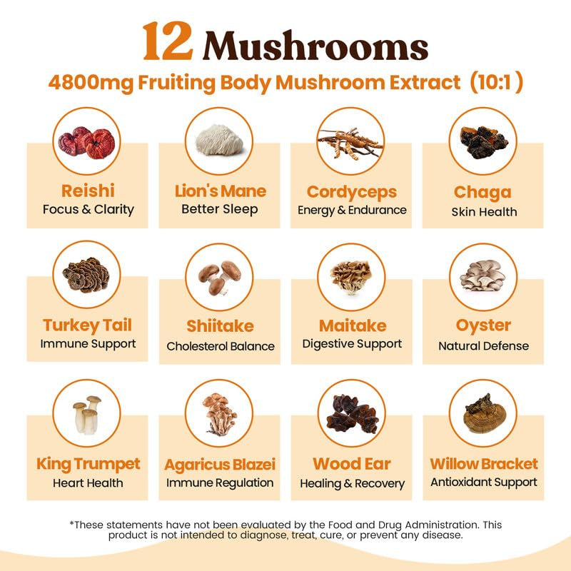 mushroom-coffee-12-mushrooms-focus-digestion-40-servings-12-adaptogenic-mushrooms-with-lions-mane-cordyceps-reishi-turkey-tail-ashwagandha-probiotics-low-caffeine-calories