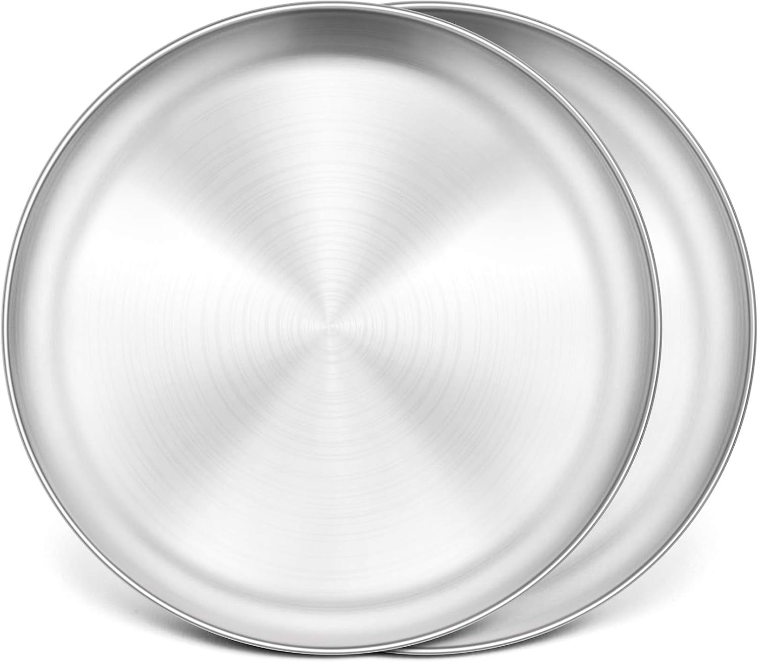 pizza-pan-set-of-2-13-5-inch-stainless-steel-pizza-tray-silver-2-pieces-round-pizzas-plate-for-pie-cookie-cake-good-for-baking-cooking-roasting-non-toxic-heavy-duty-dishwasher-safe