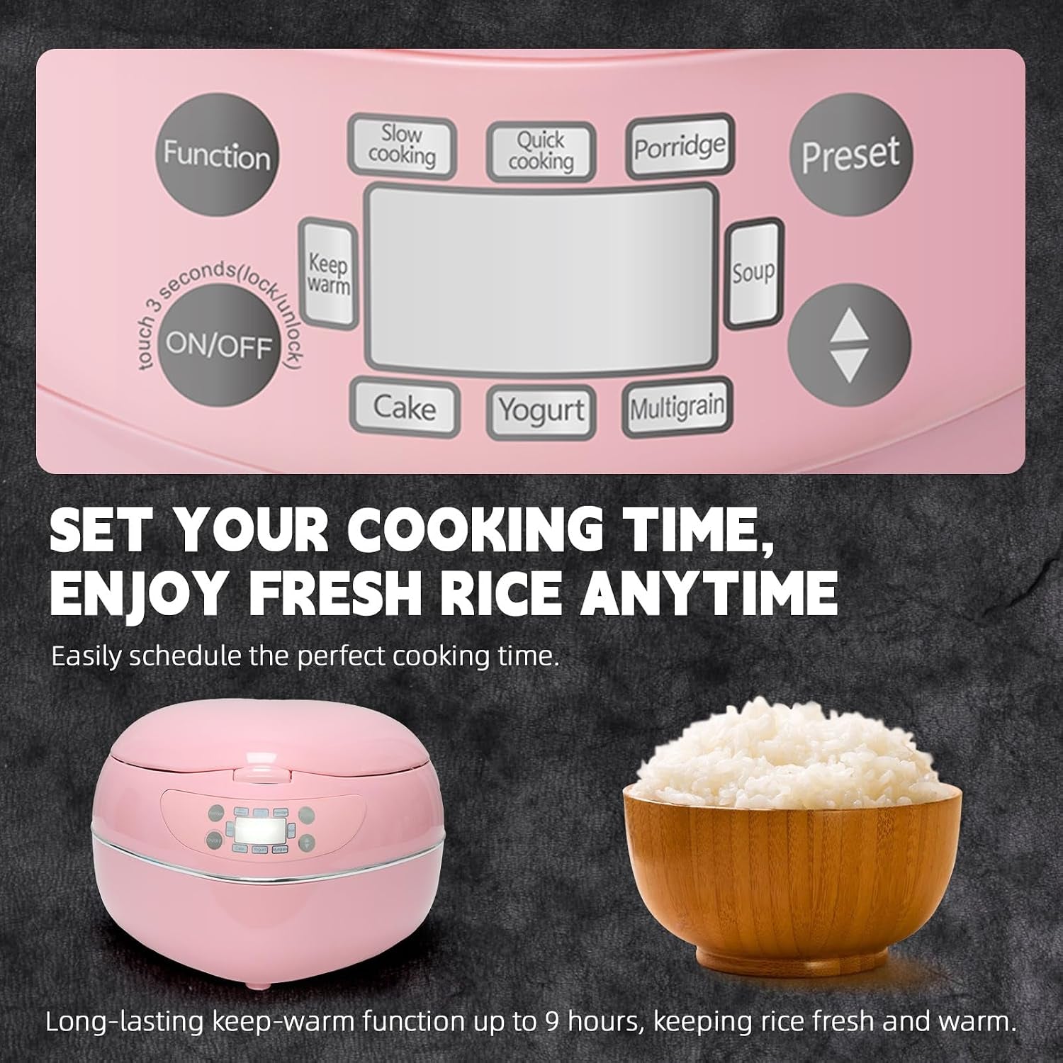heart-shaped-pink-rice-cooker-300w-small-cute-rice-cooker-1-8l-4cups-high-power-preset-timer-automatic-heat-preservation-for-new-year-valentines-day-gifts