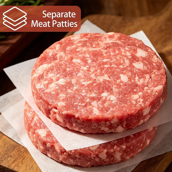 400PCS Patty Paper, 6X6 in White Wax Paper Squares, Non-Stick Burger Patty Paper for Separating Burgers, Butter, Cookies, Freezing, Baking and Candy Wrappe4