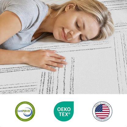 12 Inch Twin Memory Foam Mattress in a Box, Medium Firm Gel Foam7