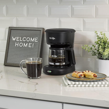Mr. Coffee® 5-Cup Mini Brew Switch Coffee Maker, Black2