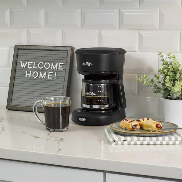Mr. Coffee® 5-Cup Mini Brew Switch Coffee Maker, Black2