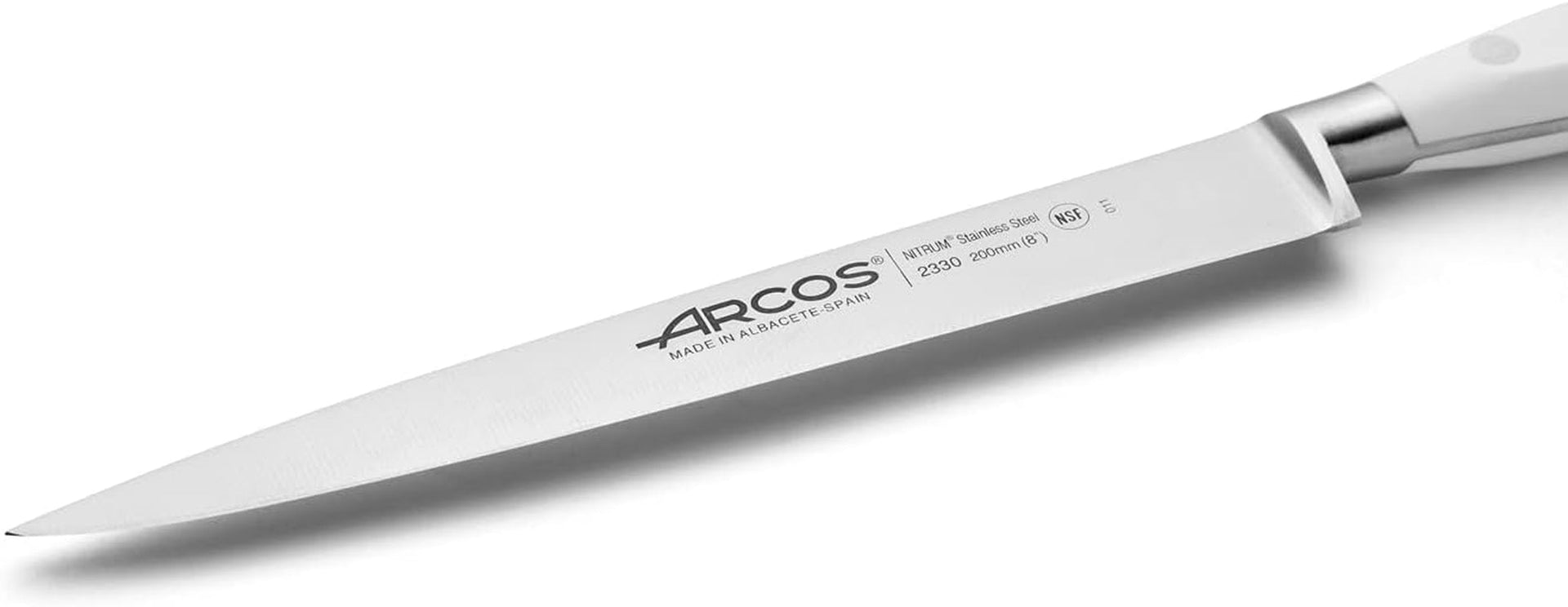 forged-knife-8-inch-nitrum-stainless-steel-and-200-mm-blade-sharp-knife-to-meat-and-fish-ergonomic-polyoxymethylene-pom-handle-series-riviera-blanc-color-white