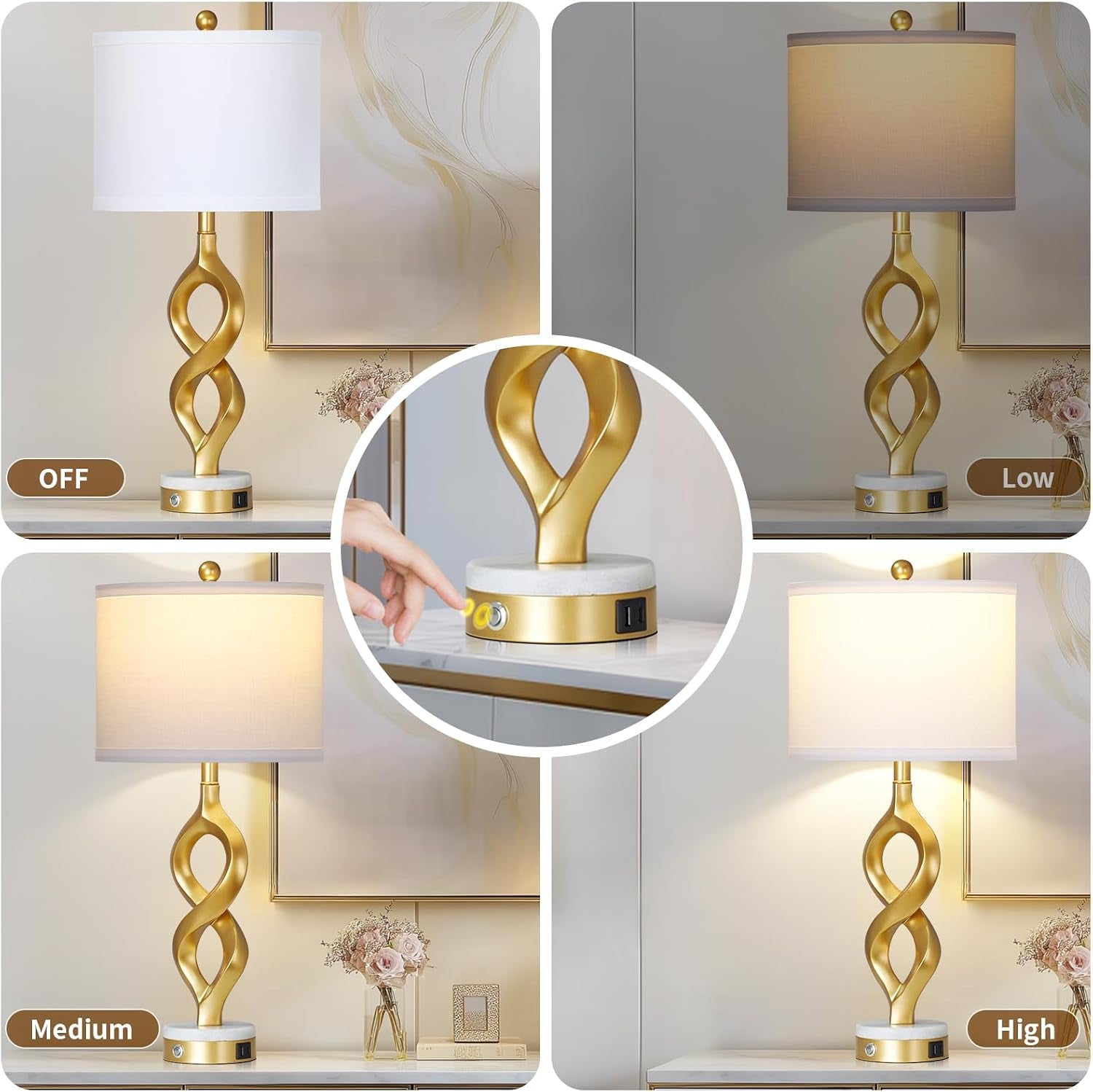 30-white-and-gold-table-lamp-for-living-room-modern-touch-control-bedside-lamp-for-bedroom-3-way-dimmable-sculptural-resin-nightstand-lamp-with-usb-a-c-ports-and-1-led-bulb-1-pack