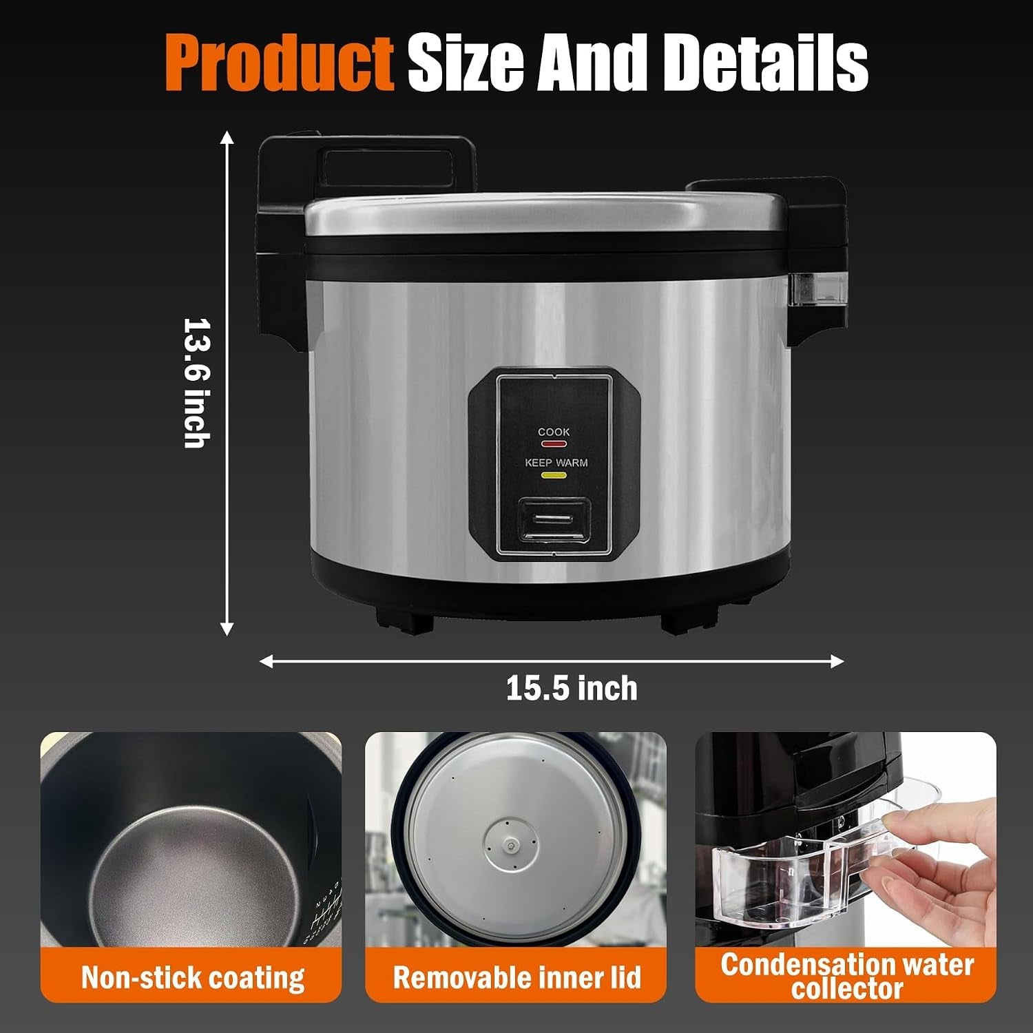 64-cup-15l-stainless-steel-commercial-manual-rice-cooker-75-person-large-capacity-12-hour-keep-warm-function-non-stick-inner-pot-nsf-etl-certified-perfect-for-commercial-service