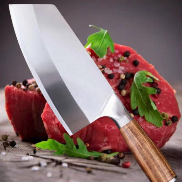 Meat Cleaver, 7.9 Inch Kitchen Knives Vegetable Butcher Knife Professional Cleaver Heavy Duty Kitchen Knife Chef Cooking Knife Tools3