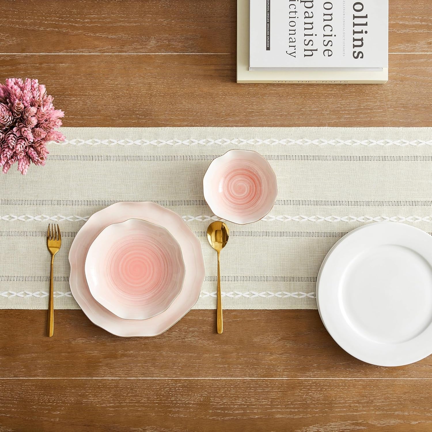 hemstitched-farmhouse-table-runner-beige-13x108-inch-cotton-linen-table-runners-108-inches-long-embroidered-striped-beige-boho-table-runner-rustic-home-decor
