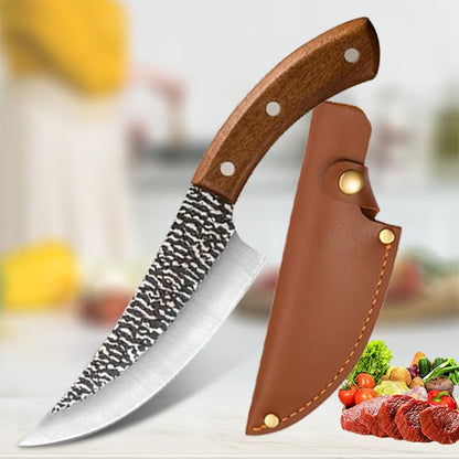 Meat Cleaver, 5 Inch Boning Knife Kitchen Cutting Tool Stainless Steel Chef Peeling Knife Tools Slicing Knives3