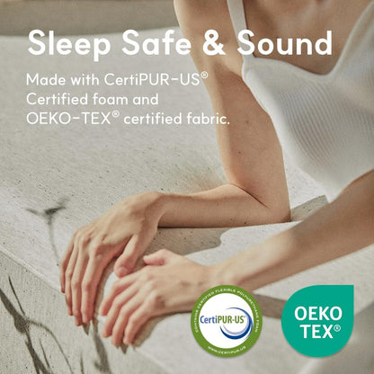 6 Inch Queen Mattress, Bamboo Cover Memory Foam Bed in a Box8