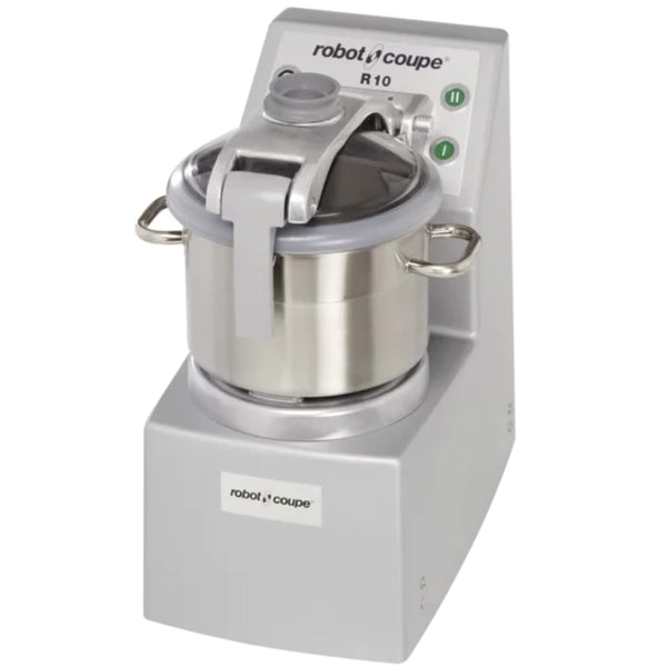 R10 2-Speed Vertical Cutter Mixer Food Processor with 10 Quart Stainless Steel Bowl, 208-240V/3Ph, Gray1