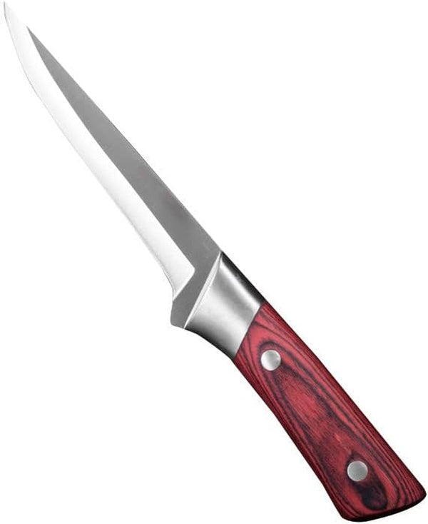 Meat Cleaver, Handmade Forged Kitchen Boning Knife Butcher Knife Meat Cleaver Chinese Knives Slaughter Knife Cutter Tool (Color : without Cover)1