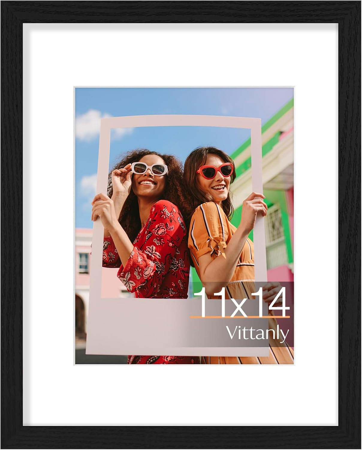 11x14-picture-frame-matted-for-8x10-photos-black