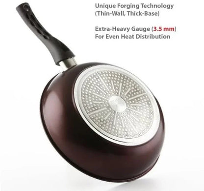 '- Blooming Flower Frying Pan, with Teflon Platinum Non-Stick Coating (PFOA Free) / Ceramic Coated Outside/Induction Ready (11 in / 28 Cm)4