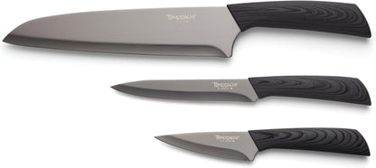 Tomodachi HMC01A612C Raintree Ash – 3 Piece Knife Set with Matching Blade Guards2