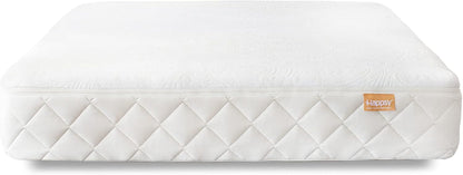 Organic Hybrid Mattress - Natural Latex Mattress with Encased Coil Layers - Medium Firm, Pressure Relieving - Bed-In-A-Box - King2