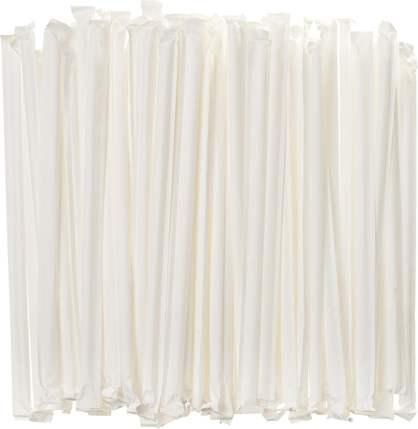 crystalware-bulk-pack-of-380-flexible-plastic-drinking-straws-white-individually-wrapped-food-safe-bpa-free-7-75-inches-long-1-box