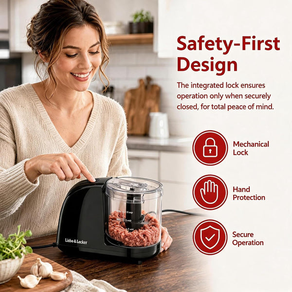 Mini Food Processor 1.5 Cup Electric Food Chopper | Vegetable Chopper for Onions Garlic Meat Food, Chopper Container for Dicing, Mincing & Puree, Dishwasher Safe Compact Size4