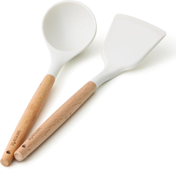 Kitchen Utensils 2-Piece, Silicone Cooking Utensils1