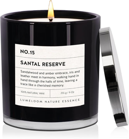 Santal Reserve Scented Candle 9Oz Soy Wax Candles for Home Scented1