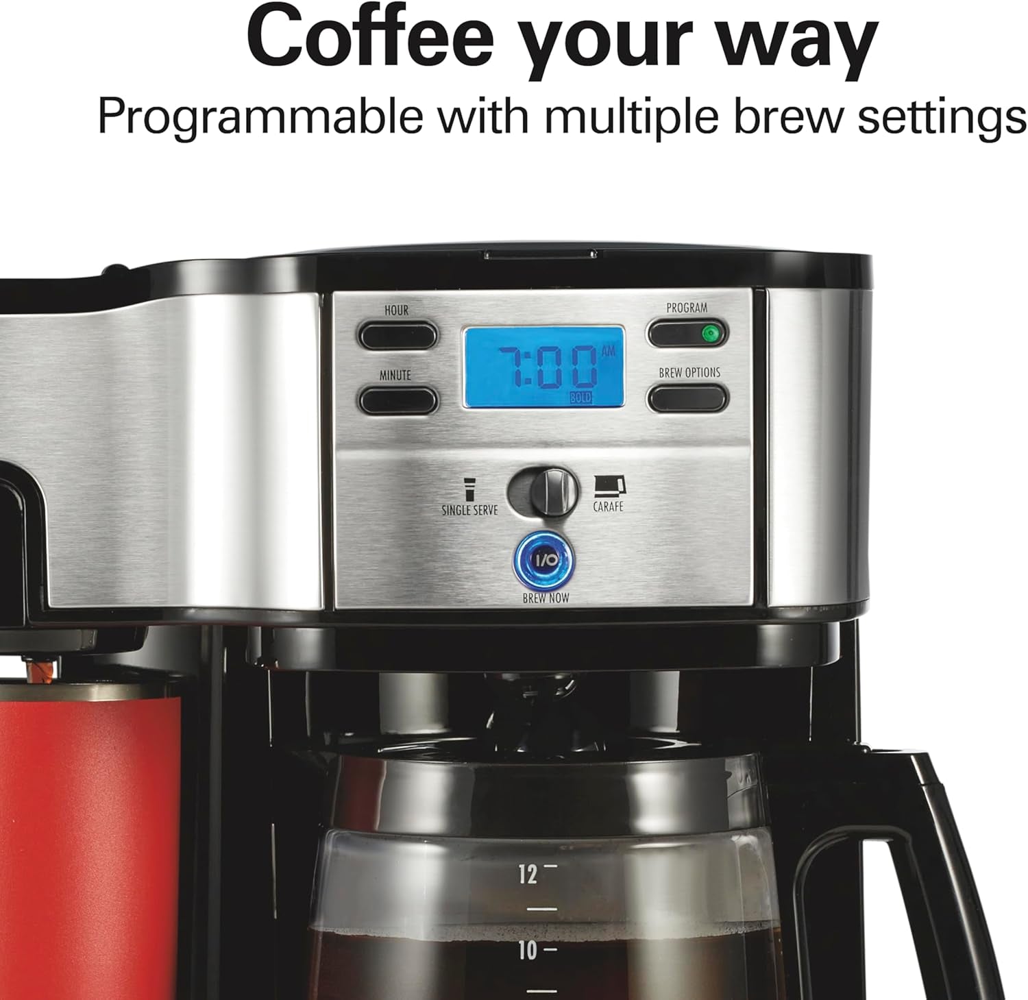 2-way-brewer-coffee-maker-single-serve-and-12-cup-pot-black-stainless-steel49980a-carafe-12-cup-glass-carafe-black-with-stainless-steel-accents-49980rg