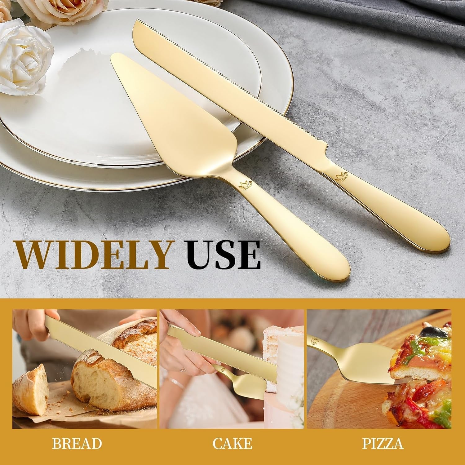 wedding-cake-cutting-set-extended-thickened-knife-and-server-gold-2-pcs-13-0-cutter-10-49-spatula-food-grade-stainless-steel-rounded-edges-rust-proof-sturdy-for-birthday-anniversary