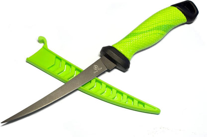 Sharp Curved Fish Fillet Knife 6.5 Inch, Flexible Thin and Sturdy Knife with Ergonomic Handle7