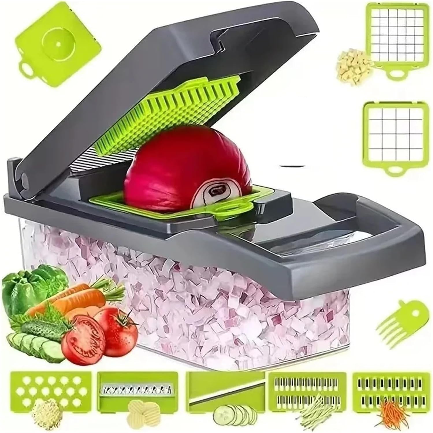 16pcs-vegetable-chopper-grater-slicer-dicer-cutter-egg-separator-peeler-kitchen