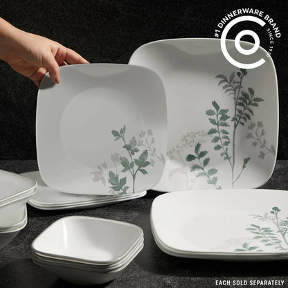Square Amalie 16-Piece Dinnerware Set, Service for 43