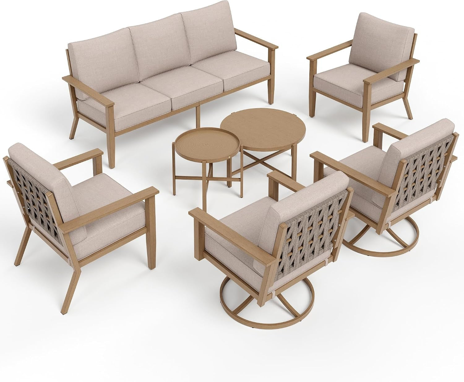 7-piece-steel-patio-conversation-set-swivel-chairs-beige