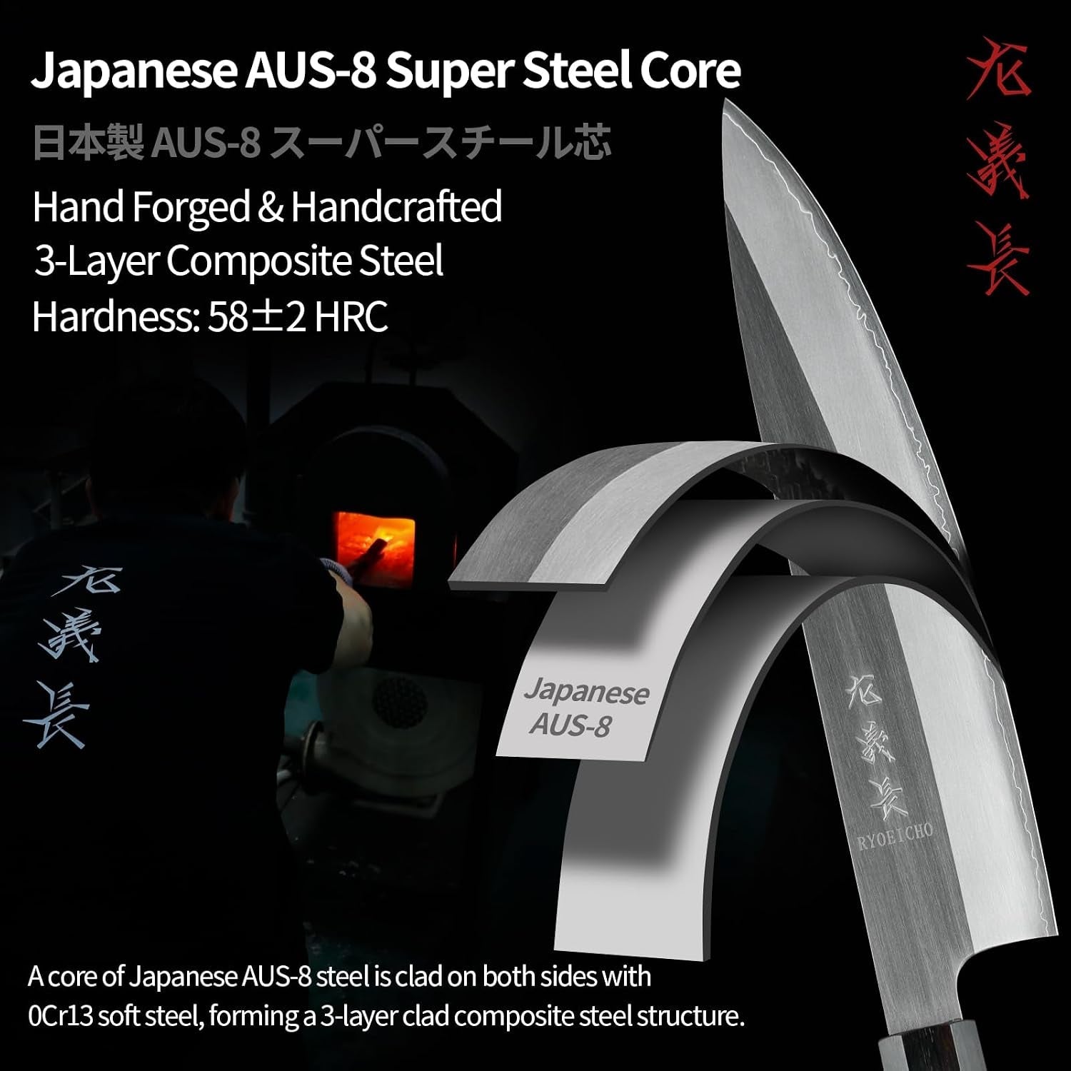 japanese-chef-knife-8-inch-handcrafted-3-layer-aus-8-sharp-kitchen-knife