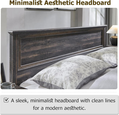 Farmhouse Queen Bed with Headboard and Storage Bench6
