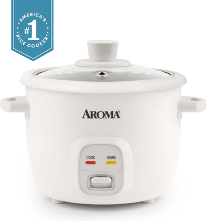 Housewares 4-Cups (Cooked) / 1Qt. Rice & Grain Cooker (ARC-302NG), White2
