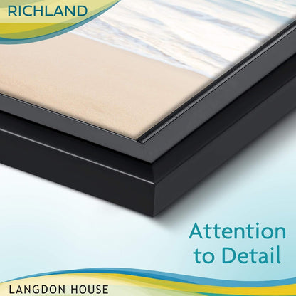 4X6 Picture Frames Set (Black, 6 Pack) Distinguished Edging for Classic Style, Richland Collection4