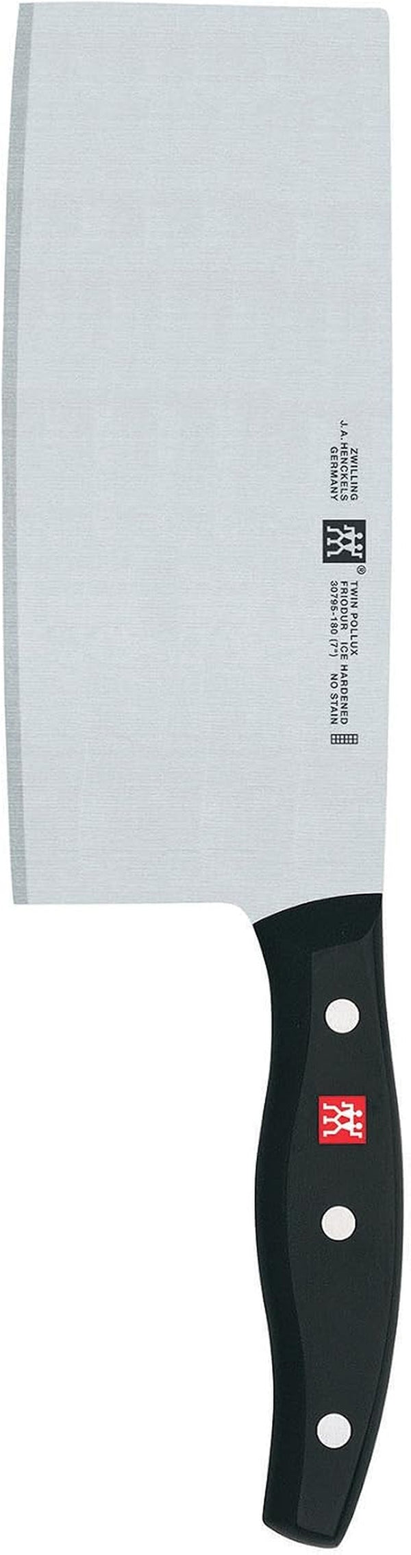 Twin Signature 7-Inch Chinese Vegetable Cleaver, Razor-Sharp, Made in Company-Owned German Factory with Special Formula Steel Perfected for Almost 300 Years, German Knife1