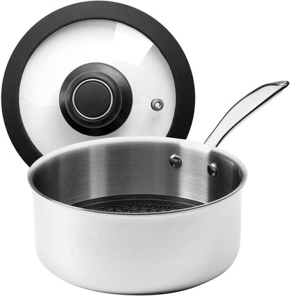 Ceramicqr Cookware - Made in France 7-Piece Quick Release Nonstick Set for Induction Cooktops - 11-Inch Fry Pan, Sauté Pan & Stockpot, 8-Inch Saucepan with Lids - Ceramic Cookware Set3