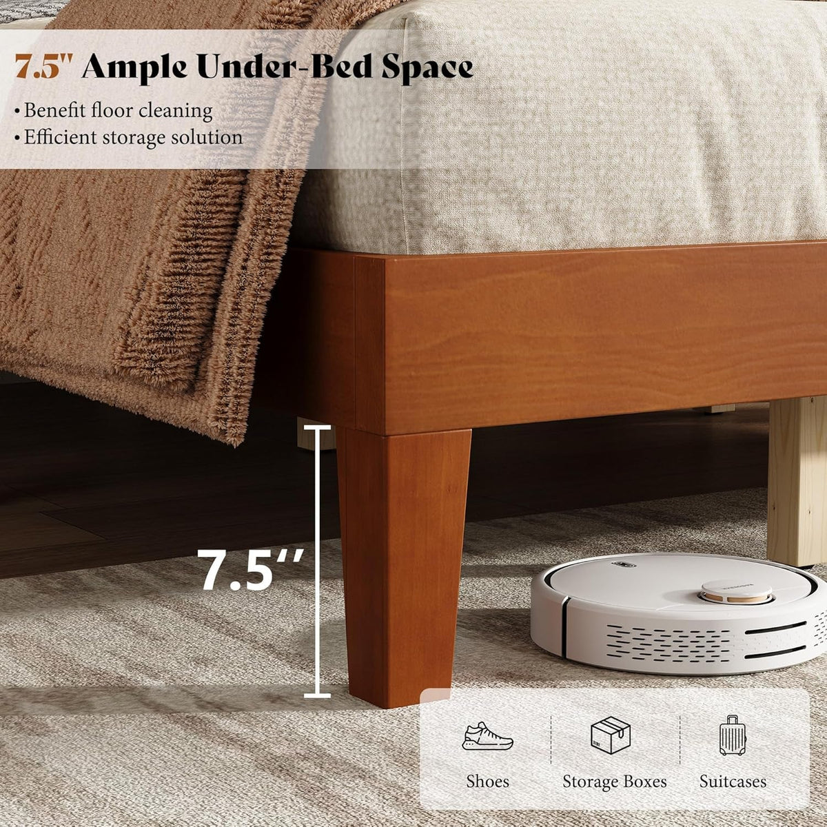 king-size-solid-wood-platform-bed-with-mid-century-style-brown