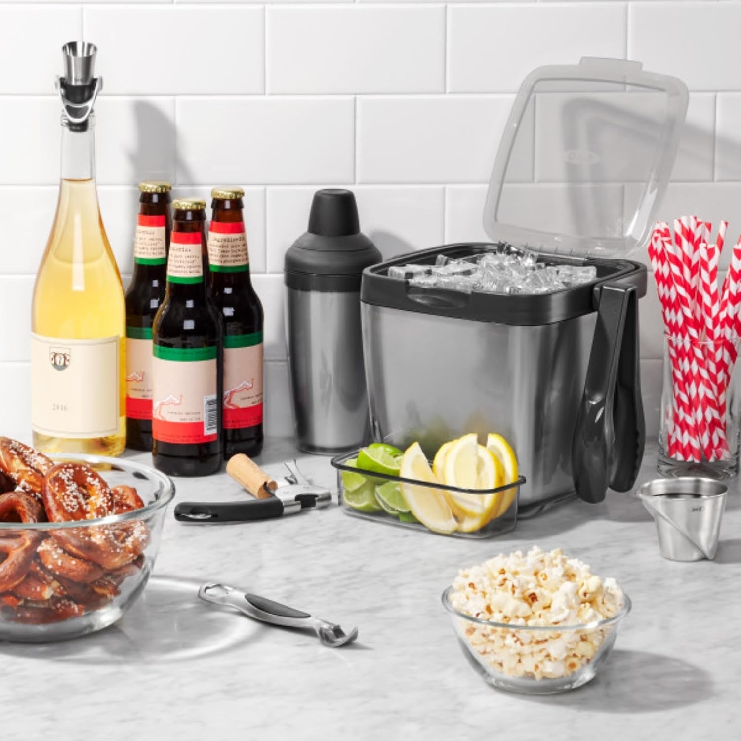 oxo-steel-angled-measuring-jigger-stainless-finish-interior-markings-visible-from-above-bar-tool-precise-cocktail-measuring-for-bartending-2-oz-capacity-measuring-cup