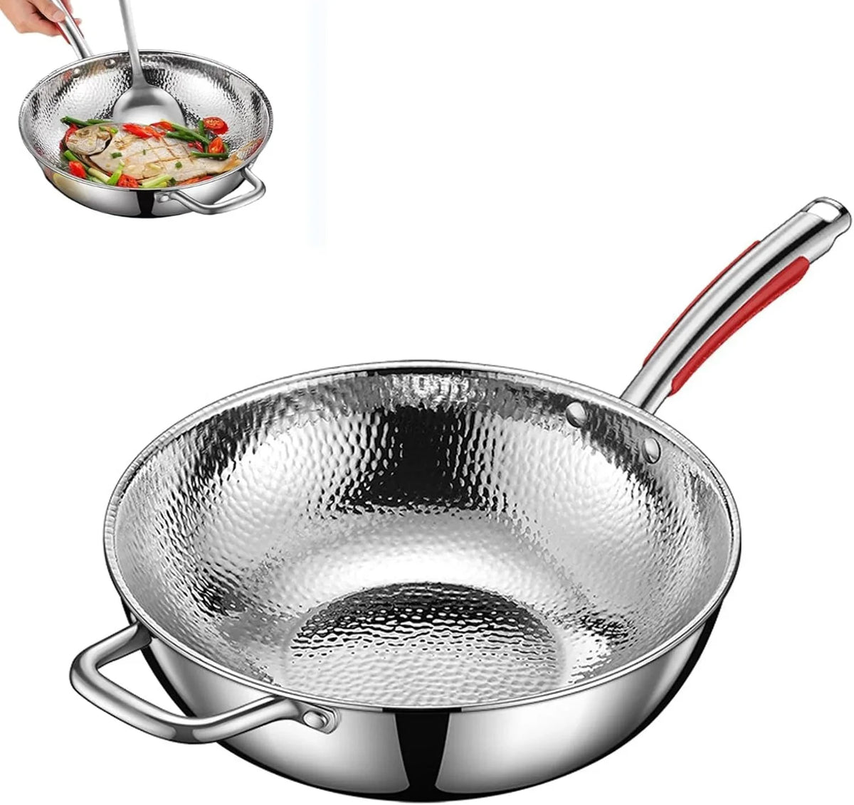 titanium-hammered-wok-2026-new-upgrade-non-stick-no-coating-titanium-frying-pans-for-cooking-ultra-durable-scratch-resistant-safe-for-oven-induction-cooktops-no-lid-11-81in