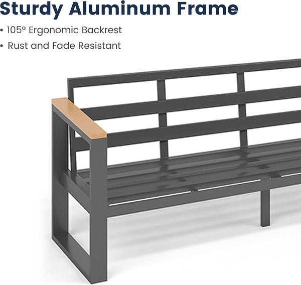 Aluminum Patio Furniture Set, 4 Piece Conversation Sets8