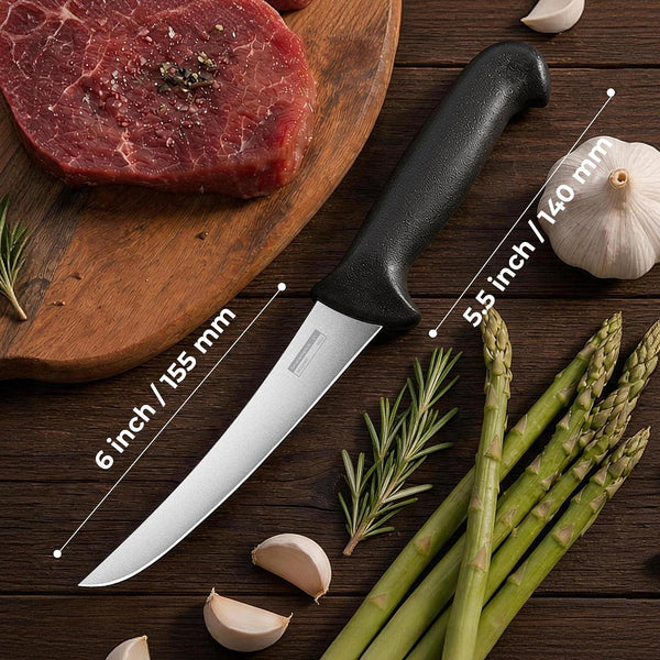 ZHANG XIAO QUAN Fillet Knife 6", High Carbon Stainless Steel Sharp Boning Knife, Ergonomic Handle for Meat and Poultry2