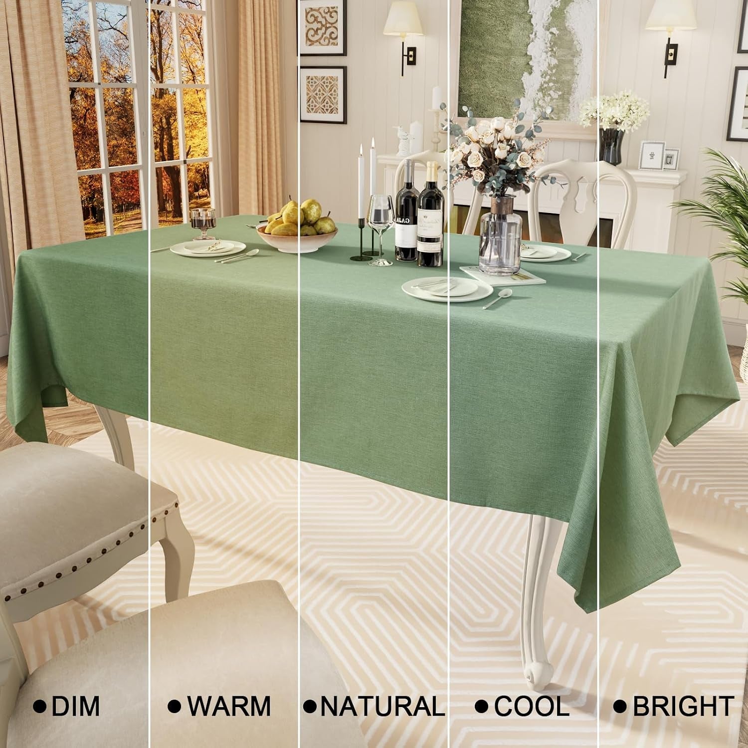 rectangle-table-cloth-linen-textured-waterproof-spillproof-anti-wrinkle-burlap-tablecloth-washable-decorative-fabric-table-cover-for-dining-party-banquet-52-x-70-inch-sage-green