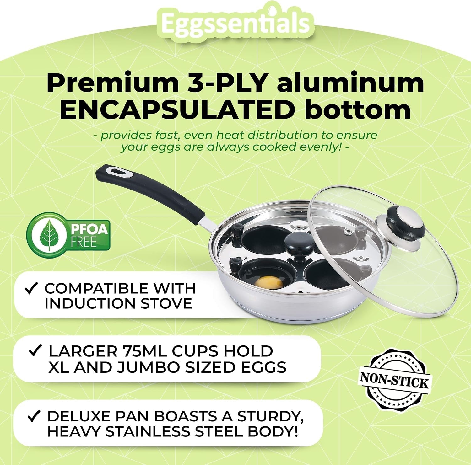 egg-poacher-poached-egg-maker-stainless-steel-egg-poaching-pan-poached-eggs-cooker-food-grade-safe-pfoa-free-with-spatula