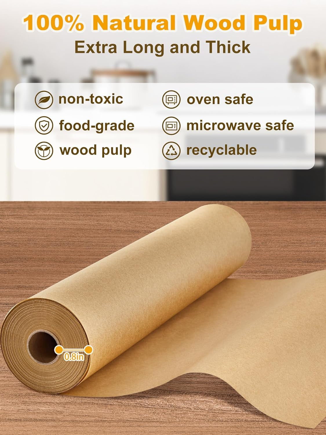 parchment-paper-roll-for-baking-13-in-x-278-ft-300-sq-ft-unbleached-non-stick-baking-paper-with-slide-cutter-heavy-duty-extra-long-oven-safe-for-cooking-grilling-frying