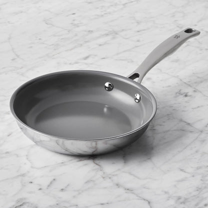 HENCKELS Clad H3 8-Inch Induction Ceramic Nonstick Frying Pan, Stainless Steel, Durable and Easy to Clean5