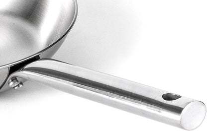 Mirror Polished NICKEL FREE 8-Inch Fry Pan Stainless Steel (No Toxic Non Stick Coating) - Skillet Pan Flat Bottom Fry Pans - Omelette Pan Egg Pan - Induction Cookware Frying Pan5
