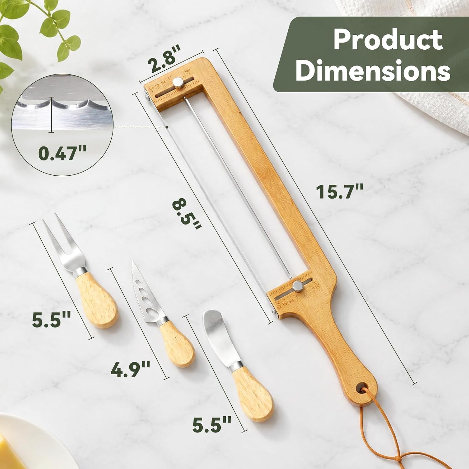 adjustable-bread-knife-with-3-cheese-knives-butter-knives