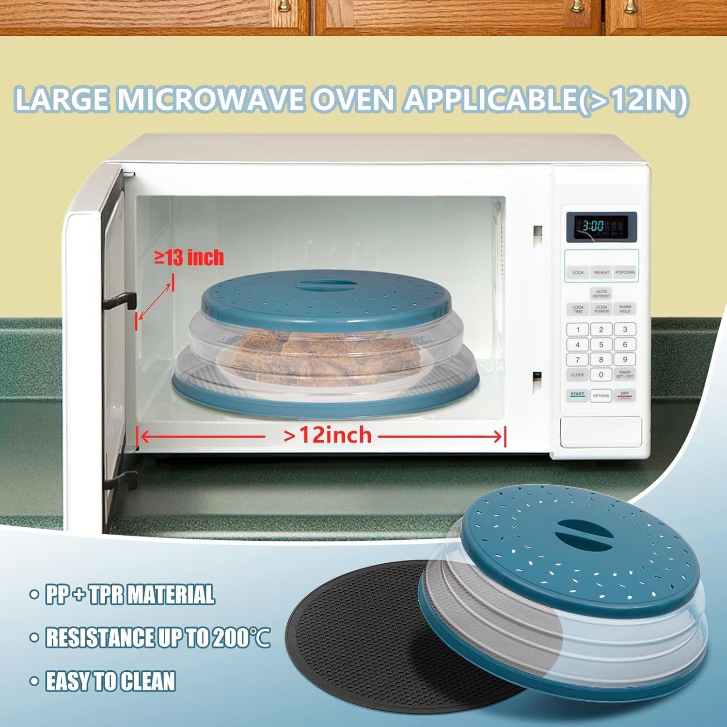 large-microwave-splatter-cover-silicone-mat-12-inchs-vented-collapsible-guard-dish-plate-lid-round-kitchen-mat-for-food