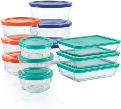 Simply Store (12-Pack) Glass Food Storage Containers Set1